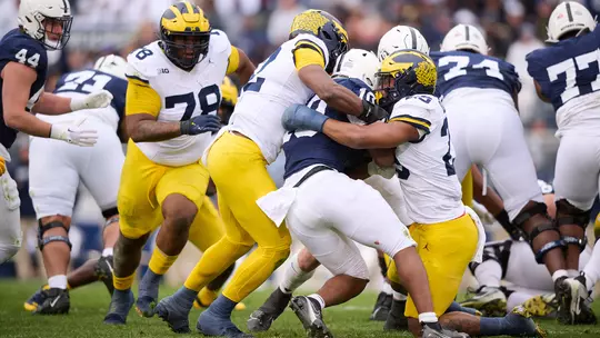 Football Group Tackle vs. Penn State