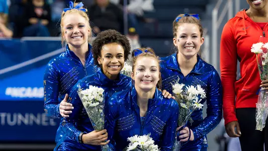 Nicole Artz (from left), Brianna Brown, Olivia Karas and Lindsay Williams