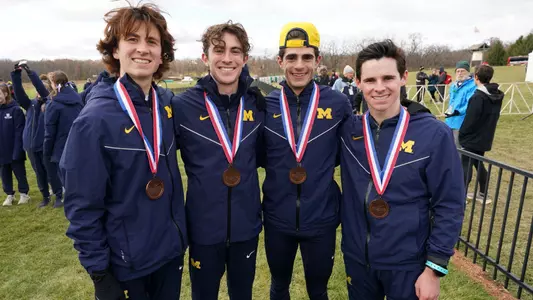 2023 All-Region (from left): Luke Venhuizen, Owen MacKenzie, Nick Foster, Tom Brady