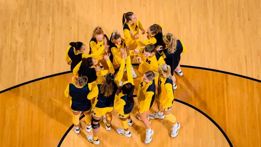 Women's Basketball Team Huddle