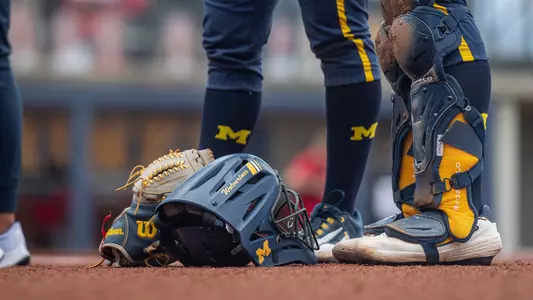 Softball Glove and Catcher's Mask Generic