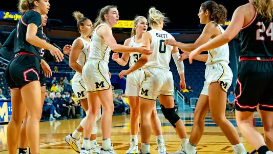 Women's Basketball Huddle