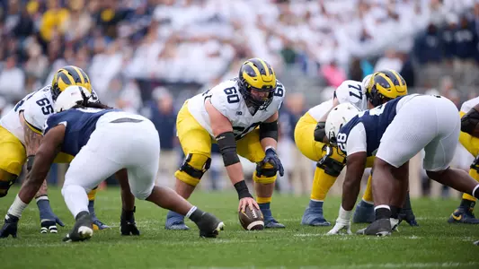 Nugent Honored as Rimington Finalist for Top Center - University of  Michigan Athletics