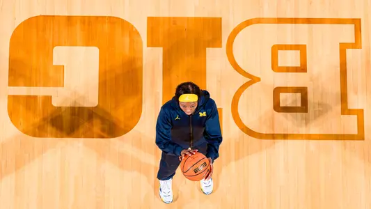 Women's Basketball at the Big Ten Logo