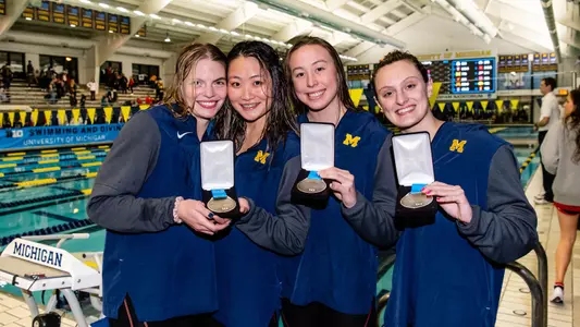 From left: Claire Newman, Natalie Kan, Lindsay Flynn, Brady Kendall