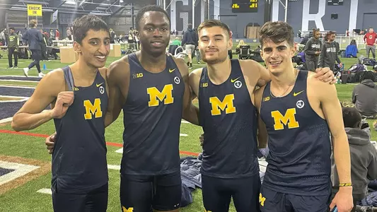 From left: Arjun Jha, Dubem Amene, Cole Johnson, Nick Foster