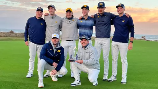 Men's Golf Big Ten Match Play Champs Team Photo