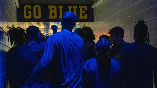 Men's Basketball Tunnel Pregame