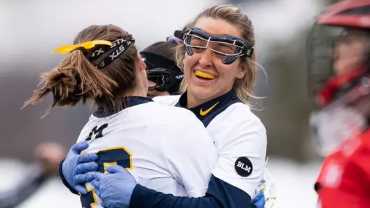 Women’s lacrosse celebration