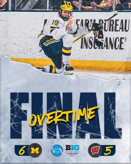 Quarters Game 1 vs. Wisconsin graphic