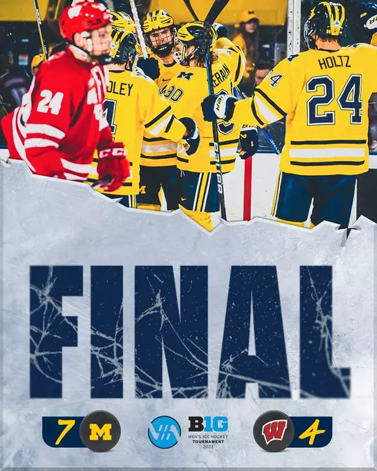 Quarters Game 2 vs. Wisconsin graphic