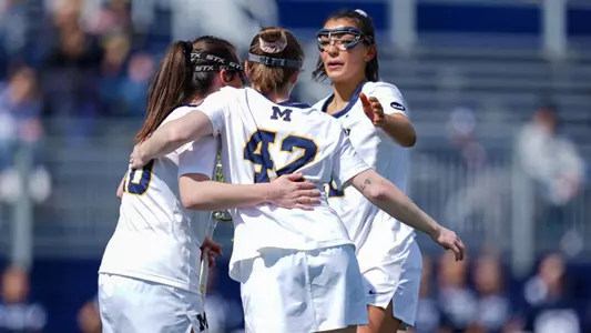 Women's Lacrosse Group Celebration