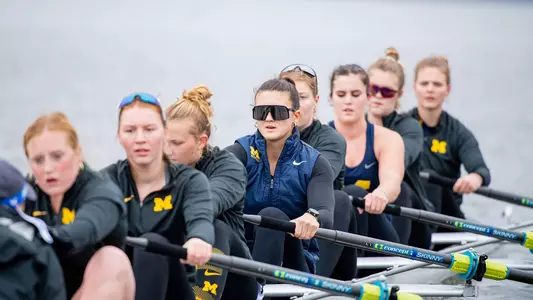 Rowing Eight Boat Practice