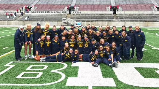Women's Lacrosse first Big Ten win