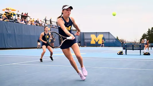 Lily Jones, foreground, and Julia Fliegner