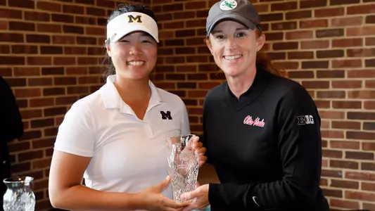 Ohio State women's golf at Lady Buckeye Tournament Sunday, April 16, 2023, in Columbus, Ohio. (Photo/Jay LaPrete)