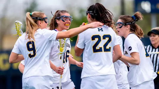 Women's Lacrosse Team Celebration