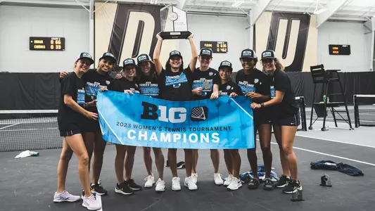 Women's tennis 2023 Big Ten Tournament title