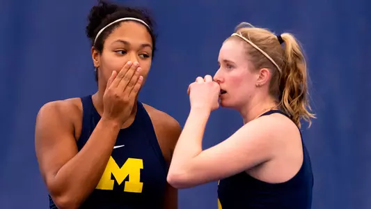 Jaedan Brown, left, and Kari Miller