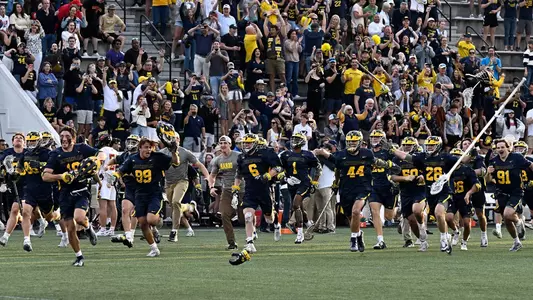 Men's Lacrosse Big Ten Tournament Championship Celebration (Big Ten Conference)