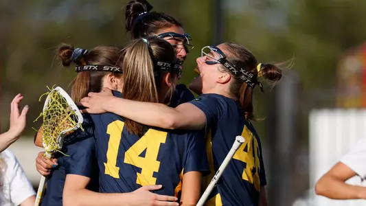 Women's Lacrosse Team Celebration