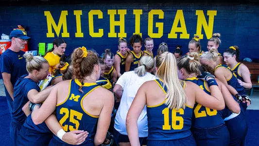 Field Hockey Team Huddle