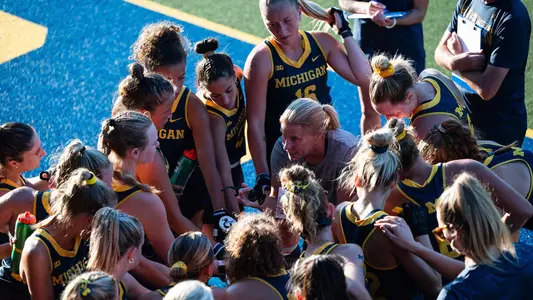 Field Hockey Team Huddle
