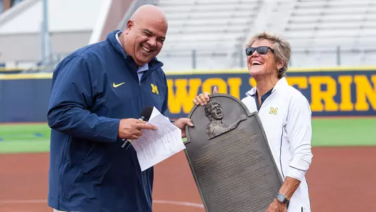Warde Manuel and Carol Hutchins - Stadium Dedication