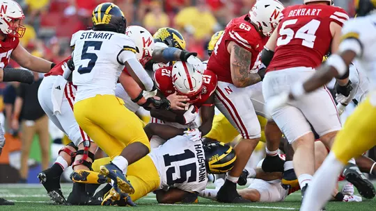 Football Group Tackle vs. Nebraska