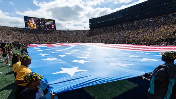 Football Generic Anthem American Flag