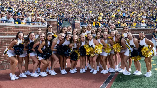 Dance Team at Michigan Stadium