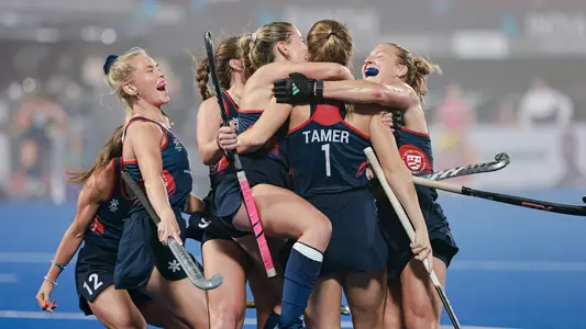 Field Hockey Team USA Celebration (USA Field Hockey/World Sport)