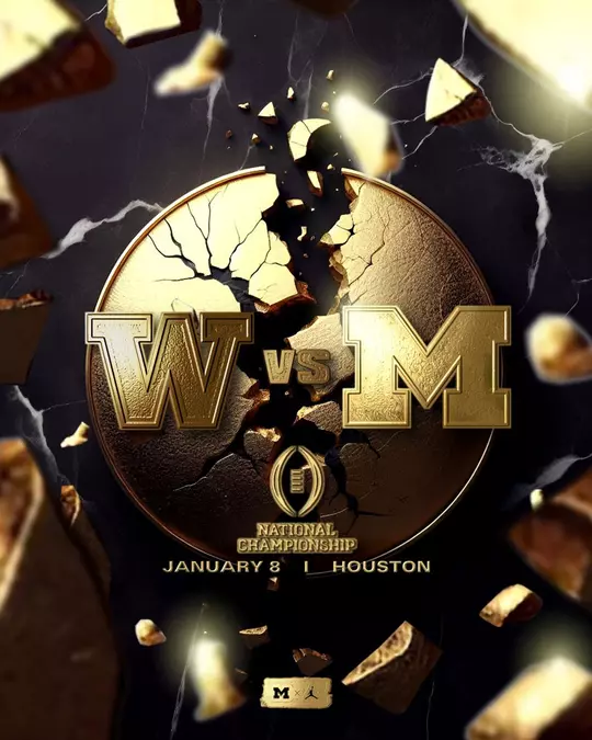 Michigan football twitter national championship graphic