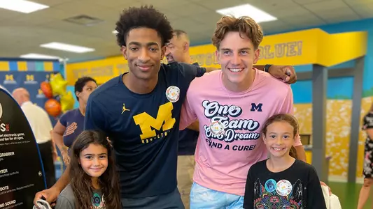 Jace Howard, left, and Will Tschetter(Kori Crosby/University of Michigan)