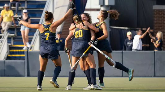 Field Hockey Goal Celebration