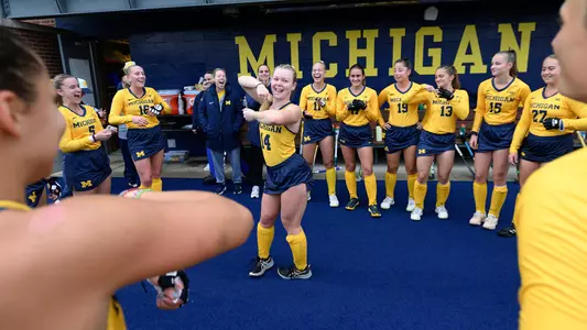 Field Hockey Team Huddle