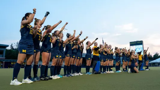 Michigan Field Hockey lineup