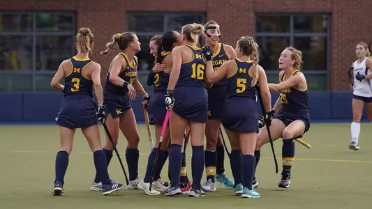 Field Hockey Team Huddle