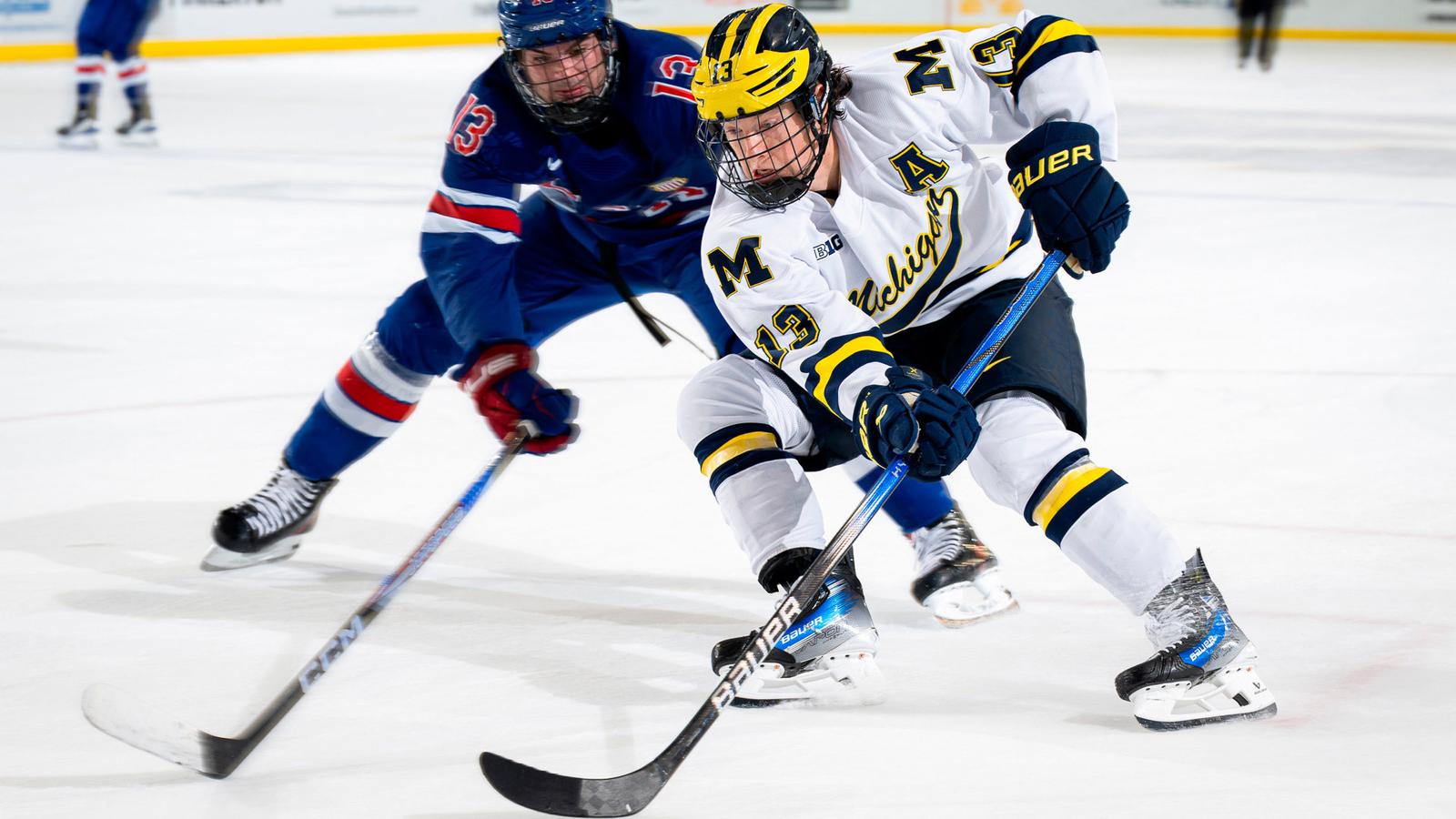 Usntdp Michigan Outlasts USNTDP in Overtime Exhibition - University of ...