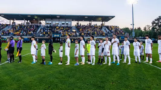 Men's Soccer Pregame Lineup