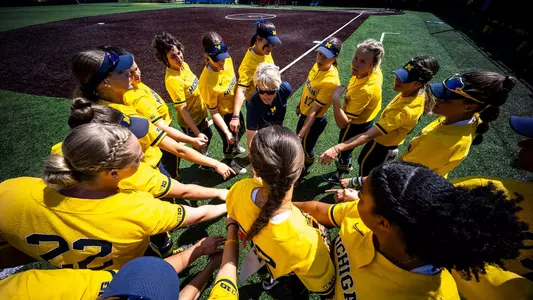 Softball Team Huddle