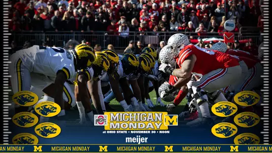 Michigan Monday graphic at Ohio State