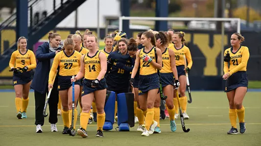 Field Hockey Team Huddle