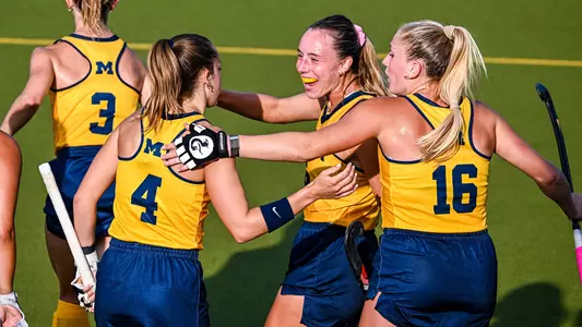 Field Hockey Group Celebration