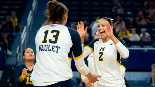 Valentina Vaulet, left, and Allison Jacobs