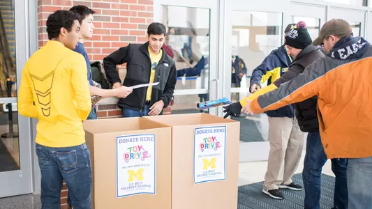 Men's Basketball Toy Drive