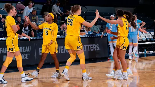 Women's Basketball High Fives