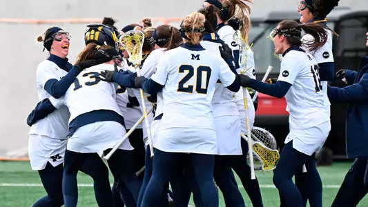 Women's Lacrosse Team Celebration