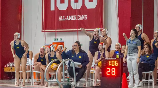 Water Polo Team Cheering
