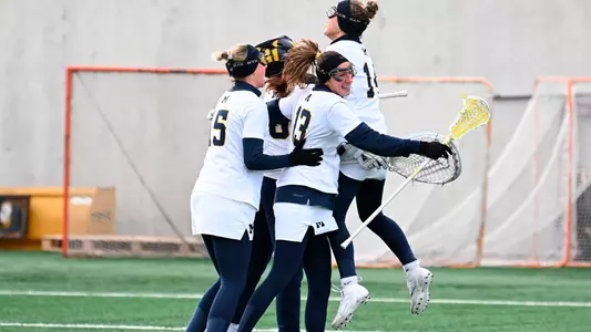 Women's Lacrosse Team Celebration